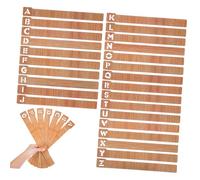 Kisangel 26 Piezas Papelería Creativa Marcadores Para Estudiantes De Lectura Amante De Los Libros Marcador Marcadores De Libros Para Leer Marca De Libro Inicial Madera