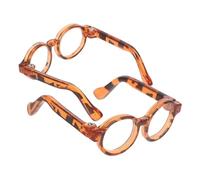 Kisangel 2Pares Gafas de Sol de Miniatura de Anteojos para Muñecas Accesorios para Vestir Muñecas para Manualidades y Decoración