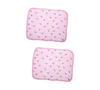 Kisangel 2piezas Alfombra Refrescante para Tapete Enfriador para y Gatos Colchoneta De Verano Diseño De Frutas Material Seguro y Transpirable para Casa y