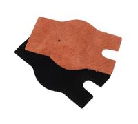 Kisangel 2piezas Almohadilla Antideslizante Para Erhu De Cuero Autoadhesivas Para Interpretaciones De Música Modelo De Apertura Color Marrón y Negro