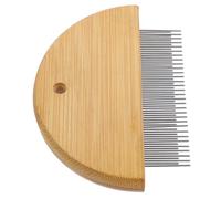 Kisangel 2piezas Cepillo Para De Acicalamiento Mango Ergonómico Cepillo Metálico Para Limpiar Pelo y Herramienta De Cuidado Para o Rancho