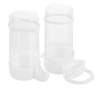 Kisangel 2piezas Dispensadores Automáticos De Agua para Aves Comedero y Bebedero para Jaula De Periquitos De Limpiar y para Alimentación De