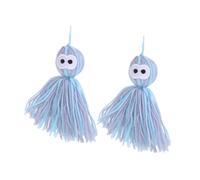 Kisangel 2piezas Juguetes para Gatos Bolas De Hilo Recambio Cabezal Material Flexible Diversión