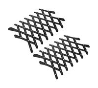 Kisangel 2piezas Protector de Ventana para Mascotas Valla de Plástico Extensible para Perros y Gatos Puerta para Viajar Coche