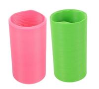 Kisangel 2piezas Túnel de Juguete Plegable para Hámster Conejillos de Indias y Erizos Túnel Tubular Retráctil de Plástico para Escondites y Ejercicio Interiores