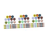 Kisangel 3 Juegos Vuelos Y Ejes Tablero De Dardos Accesorios Colas Reemplazables Suministros Ligeros Colas Portátiles Suministros Portátiles Suministros Profesionales El Plastico 77 Uds * 3