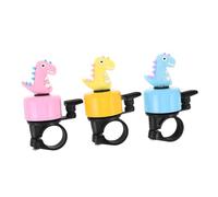 Kisangel 3 Piezas Campanas Bicicleta con Diseño Dinosaurio Caricatura Sonido y Fuerte Compatibles con Bicicletas Montaña Patinetes y Triciclos Accesorios Seguros para Pequeños Ciclistas