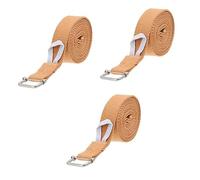 Kisangel 3 Piezas Correa de Resistencia de Yoga Banda Elástica para Ejercicios de Gimnasio y Estiramientos para Adultos y Flexibilidad y Tonifica Músculos