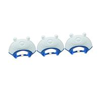 Kisangel 3 Piezas Tapa De Champú De Goma Suave Visera De Lavado De Cabello Para Niños Gorro De Ducha Para Niños Linda Gorra De Champú Gorra De Pelo Bebé El Plastico Impermeable