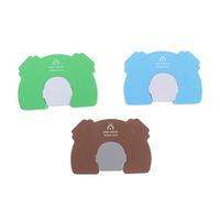 Kisangel 3 Piezas Tarjeta De Puerta Tapón De Puerta De Plástico Tope De Puerta Con Pellizco De Dedo Tapón a Prueba De Bebés Tope De Puerta De Espuma Eva Niño Cuarto Del Bebé Suministros