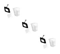 Kisangel 3 Piezas Taza alimentación nematodos pecera alimentacion Peces Buyer xuxes colador comedero para Peces Taza alimentación del Gusano Sangre con Ventosa filtrar Embudo