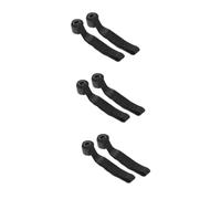 Kisangel 3 Series Anclaje para Puerta Fitness Resistente Correa De Entrenamiento Elástica con Material Reforzado Soporte Seguro para Bandas De Resistencia Casa Negro 2 Piezas X 3