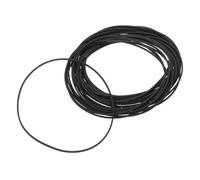Kisangel 30 Correas de Goma para Grabadora y Reproductor Dvd, 130 Mm de Longitud, 1,2 Mm de Ancho, Negras, Correa de Transmisión de Reemplazo para Casetes y Vcr, Kit Compatible