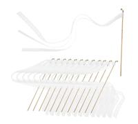 Kisangel 30piezas Decoraciones De Fiesta con Cascabeles Varitas De Hadas y Serpentinas De Cinta De Encaje para Showers Festivales y Espectáculos De Baile Creando Escenas De Ensueño con Vari