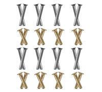 Kisangel 32 Pasadores para Paraguas Triples, Remaches Tubulares Resistentes 7mm y 9mm, Conector de Marco para Reparación de Varillas de Paraguas de Viaje, Kit de 32 Piezas