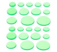 Kisangel 36piezas Almohadilla Absorbente De Ruido Para Batería Silenciador De Almohadillas De Gel Reutilizables Amortiguadores De Silicona Para Práctica Sala De Ensayo