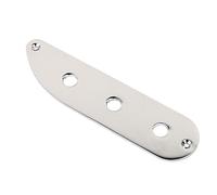 Kisangel 3agujeros Placa Biselada De Metal De Estilo Tl Placa De Control Del Puente De Guitarra Eléctrica Para Reemplazo o Modificación De Instrumentos Musicales