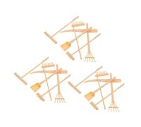 Kisangel 3juego Rastrillo De Mesa De Arena Zen Miniatura Kit De Miniherramientas para Arenero Accesorios para Escritorio De Oficina para Nivelar Tierra Jardín Zen y Bonsái