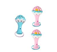 Kisangel 3piezas Campana De Mano Juguete Musical De Diseño De Dibujos Animados Sonajero De Mano Adorable Para Bebés Para Actividades De Entretenimiento Casa o Parque Infantil