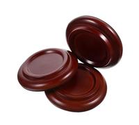Kisangel 3piezas Copas Ruedas para Piano Protectores De Suelo Redondos Tapetes Antideslizantes para Patas De Muebles Salas De Conciertos