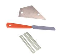 Kisangel 3piezas Herramientas De Reparación De Guitarra Diy Con Mango De Lijado Regla Triangular y Almohadilla Para Coronar Trastes De Guitarra Escenario De Taller