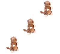 Kisangel 3piezas Juguete Interactivo De Molar para Perros Juguete De Peluche Antiestrés para Perros Pequeños y Medianos Diseño Único para Mordedura Segura Limpieza Efectiva Diversión y