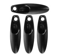 Kisangel 4 Abrazaderas para Cables De Bicicleta Guía De Cables para Bicicleta De Carretera Color Negro