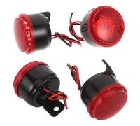 Kisangel 4 Bocinas de Alarma para Coche Alarma de Advertencia de Alta Potencia Bocina Resistente al Agua para Vehículos y Camiones para Automóvil Altavoz de