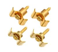 Kisangel 4 Juegos Conjunto de Retenedores de Cuerdas Guitarra Eléctrica Guías Metálicas de Compresión Cuerdas Accesorios Duraderos Eléctricas