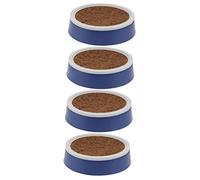 Kisangel 4 Juegos Nidos para con Base de Plástico y Esterilla Resistente y Transpirable Accesorio Reutilizable para Cría de Aves y Protección de Huevos