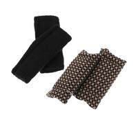 Kisangel 4 Paños Limpiadores para Tacos de Billar Antideslizantes 2 Negros 2 Cuadros 6,6 X 4,6 Cm Tela para Pulir Palos de Billar Mantenimiento sin Residuos