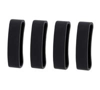 Kisangel 4 piezas Anillo de Sujeción para Correa de Reloj Anticaídas de Compatible con Suunto Core Accesorio Duradero y Ligero para Correas Inteligentes Negras