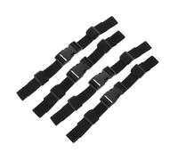 Kisangel 4 Piezas Correa Antideslizante Ajustable para Mochila con Hebilla de Pecho para Senderismo Correr y Camping Banda de Seguridad para Evitar Desprendimientos