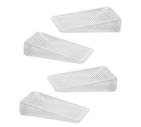 Kisangel 4 Piezas Cuñas Niveladoras de Goma para Muebles de Grandes Pads Antideslizantes Ajustables para Patas de Mesa Sofá y Electrodomésticos Protección para Suelos Irregulares Hogar y