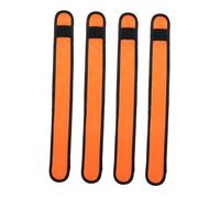 Kisangel 4 Piezas De Mallas con Correa De Tobillo para Caballo Correa para De Caballo Iluminada Visibilidad Equipo De Seguridad Ecuestre Banda para Brillante Iluminación