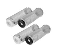 Kisangel 4 Piezas Filtrar Pre Vacío Filtros De Ventilación Decoración Colador Limpiador Tanques Largo Biografía Quemador Almohadilla Estanque Dispensador Esponja Bol Piscina Red 304