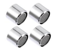 Kisangel 4 piezas Filtro Economizador de Agua para Grifo de Cocina y Baño Núcleo de Aireador Malla Fina para Filtrar Impurezas Reduce Salpicaduras y Mejora Flujo Compatible con Rosca de
