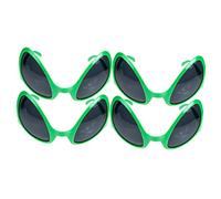 Kisangel 4 Piezas gafas de sol alienígenas disfraz de chucky para gafas de sol para hombres de moda ropa para hombres gafas de sol para mujer cosplay alienígena traje gafas extraterrestres
