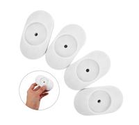 Kisangel 4 Piezas Protector de Pared para Puertas Infantiles Soporte Antideslizante para Barreras de Seguridad Protege Paredes y Esquinas sin Daños Fácil Instalación para Seguros