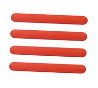 Kisangel 4 Piezas Pulsera de silicona fiesta chico juguetes para para niñas Pulseras para niñas pulseras de lindas pulseras bandas elásticas en muñequeras acero rojo