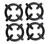 Kisangel 4 Piezas Soportes para Ollas de Hierro Resistentes para Estufas de Gas y Placas de Cocina Soportes Estables y Duraderos para Quemadores de Butano y Camping Compatibles con Fuegos