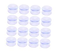 Kisangel 48 Piezas Almohadillas de Goma Transparente Doble Cara Antideslizantes para Vidrio Ventosas de Silicona sin Ganchos para Organización y Decoración Hogar