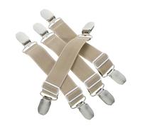 Kisangel 4piezas Clip Pernera del Pantalón Correas Elásticas Ajustables Clips De Fijación para Botas Diseño De Material Resistente Al Agua para Actividades Al Aire como Ciclismo y Senderism