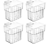 Kisangel 4piezas Copa para Plantas Hidropónicas Soporte para Pecera Macetero Colgante para Acuario Decoración para Acuarios Accesorios para Peceras