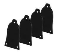 Kisangel 4piezas Cubierta de Tensor de Guitarra Eléctrica de Forma de Campana Cubiertas de Tensor Eléctrico Reemplazos de Armadura de Guitarra