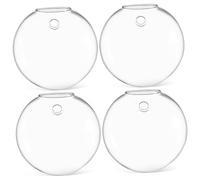 Kisangel 4piezas Jarrón De Transparente para Colgar La Pared Unidades para Plantas De Interior Decoración De Jarrón De para Flores