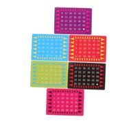 Kisangel 5 Juegos De Tarjetas De Predicción Mental Telepática De Cálculo Digital Tarjeta De Lectura Mental De Tarjeta Telepática para Trucos Juguetes De Tarjetas