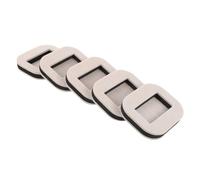 Kisangel 5 Piezas Antideslizantes de Fieltro para Muebles con Ruedas Silenciosos y Reutilizables Compatibles con Sillas con Polea Cama Sofá Protección para Suelos Baldosa