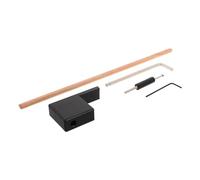 Kisangel 5 Piezas Herramientas de Afinación de Guitarra Color Negro Kit de Herramientas de Luthier para Guitarra con Clavijas de Afinación Llave de Tensor para Mantenimiento y Cuidado