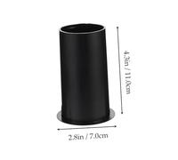 Kisangel 5 Piezas Tubo de Puerto para Altavoz Subwoofer Accesorio de Repuesto Resistente Plástico Negro Compatible con Cajas Acústicas Altavoces Portátiles Coche